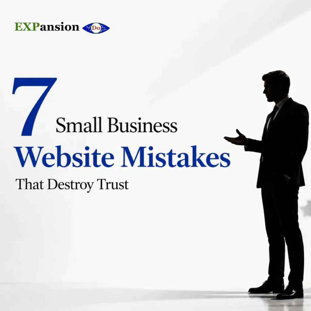 7 small business website mistakes that destroy trust and hurt conversions